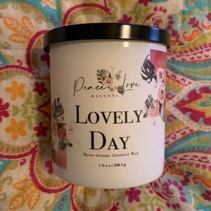 Coconut & rose wood wick candle